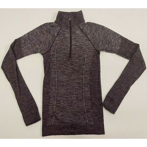Lululemon Pullover Half Zip Heathered Purple Knit‎ Women's Size 4
